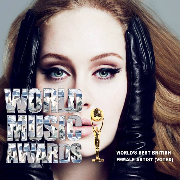 Adele wins World Music Award for Best British Female Artist!